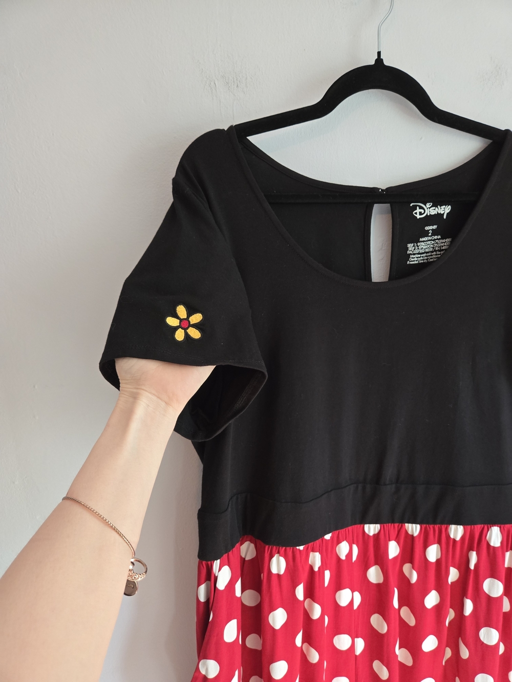 Torrid Minnie Mouse Romper Womens Size 2/18-20 Disney Park Character Bounding - Picture 5 of 8